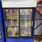 ثلاجة عرض بابين للمشروبات