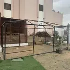 بيت شعر أبيض حديد 6 4