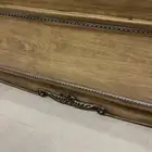 king size bed frame and mattress سرير خشب ومرتبة
