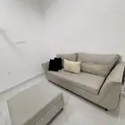 كنب مقاس مترين مع باف 50 70