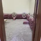 الجموم غرفتين مطبخ حمام مع حوش صغير للايجار
