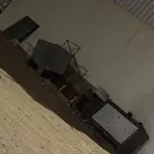 تسريحة وطاولة شاشة