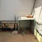 شبك ومعلف حديد قوي