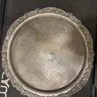 صحن معدني قد يكون مطلي بالفضة