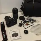 Canon 600D مع عدسة Canon EF 75-300mm للبيع كاميرا احترافية