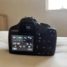 كاميرا كانون 1100D مع عدسة EFS 18-55 mm نظيفة جدا