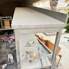 حوض عرض سمك و طاولات مطبخ