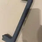 مقبض طبلون شاص اللون رصاصي