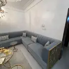 كنب طقم كامل مع الطاولاة