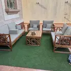 جلسة خارجية استعمال تقريبا  9 شهور نظيفة