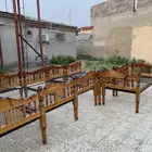 كراسي جيزانيه خشب للبيع (عشره 10)كراسي منها للبيع