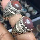 خاتم اوبال اثيوبي مرصع بالالماس بشهادة ( خاتمين )
