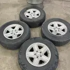 جنوط شروكي لا رجه ولا شي وحد من الجنوط فيه خدش ومعهن كفرات