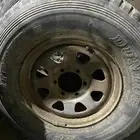 جنوط بالكفرات حديد نيسان مقاس 16