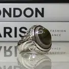 خاتم عقيق يمني صياغة حماده VIP