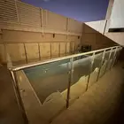 حواجز مسبح ستيل مع القزاز