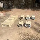 اقفاص وشبوك طيور العفجه الخرج