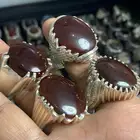 خاتم عقيق يماني كرزي حمادة vip ( 4 خواتم )