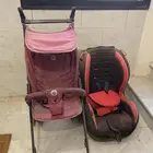 كرسي سياره من جونيورز. وعربيه أطفال