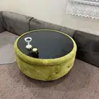 للبيع طاوله قهوه كبيره دائرية جديدة