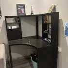 مكتبه خشب كرسي جلد