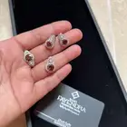 طقم فضه مطلي ذهب أبيض