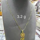 سلسال ذهب عيار 18 جديد دبي