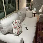 كنب منجد قطعتين طولهم مترين نظيف جدا  وشكل لائق ويواجه