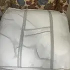 لباد فندقي فاخر نفرين اللون ابيض ولم يستخدم بعد