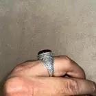 خاتم فضة عقيق