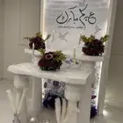 تنسيق مدخل طاولات ستاندات كراسي تخرج عيدميلاد