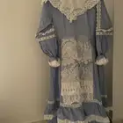 فستان تصميم خاص يدوي بطابع فكتوري