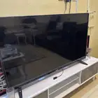 شاشة للبيع 55 بوصة شبه جديده