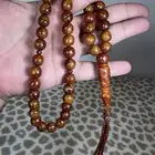 سبحة مسكي الماني صب قديم مطعمه بالفضة