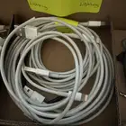 5 اسلاك شاحن USB-lighting اصلية مستخدمة