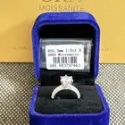 خاتم الماس فضه نوع الحجر امازونايت مع شهاده