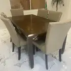 طاولة طعام 6 كراسي