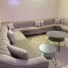 كنب 4في 5 كامل للبيع ب1300 مع ملحقاته