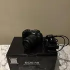 كاميرا كانون r8  عدسة 24-50 عدسة 50mm rf