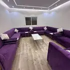 كنب 10 قطع نظيف 5  4 مع 4 طاولات وطاولة كبيره