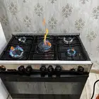 فرن 5 عيون وأنبوبه مع المنظم واللي وثلاجه 20قدم