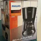 مكينة قهوة فيليبس جديدة