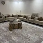 كنب مع الزل مقاس 3متر في 4 متر مع الطاولات