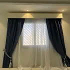 للبيع ستارة ديكور وسجاده تركية شبه جديده