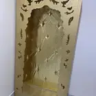 دولاب عبايات ذهبي نظيف