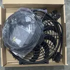 مروحة بوكا 10انش 80 واط 12V مع ضفيرة ايطالية عالية الجوده