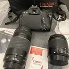 كاميرا Canon EOS 600D   عدستين بحالة ممتازة