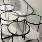 طاوله قهوه مع طاولات الخدمه