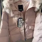 جاكيت نسائي محشو زغب البط 80   وفرو طبيعي