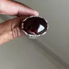خاتم عقيق كرزي مزعفر